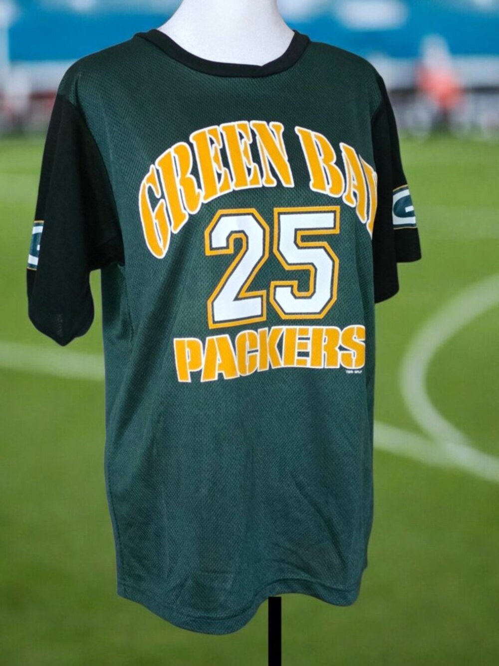 NWOT 90'S JOY ATHLETICS (XL) Vintage Green Bay Packers Athletic Mesh Jersey Shir